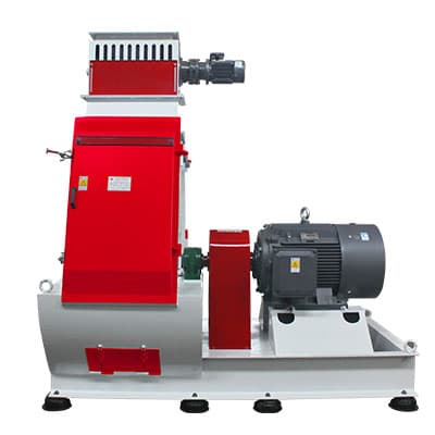Water drop type hammer mill feed grinder